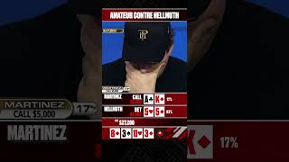 Cet Amateur Rate Son Hero Call VS Hellmuth #herocall #amateurvspro