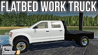 NEW MODS FS19! Flatbed Work Truck! (16 Mods) | Farming Simulator 19