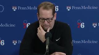 Sixers coach Nick Nurse hated & disappointed Celtics star Jayson Tatum was eject