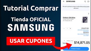 Como comprar en la Samsung Shop en línea | CUPÓN personalizado y MSI