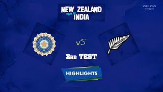 Day 3 Highlights: 3rd Test, India vs New Zealand | Day 3, 3rd Test, IND VS NZ