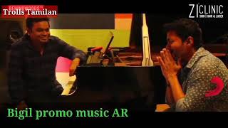 Bigil Music promo AR Rahman vs Vijay official