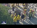 Rescue underway of woman trapped in LA tunnel