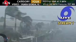 LIVE #1: Hurricane IAN Tears into Punta Gorda, Florida (Reupload)