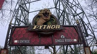 Python Rollercoaster Onride efteling 2024
