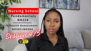 Fundamentals Skills Recap | Health Assessment I \u0026 II | Chamberlain University vlog