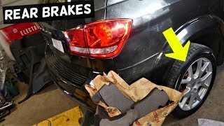 HOW TO REPLACE REAR BRAKE PADS ON DODGE JOURNEY FIAT FREEMONT