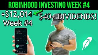 GOT PAID MY FIRST DIVIDENDS!  Dividend Stocks Investing with Robinhood Week #4
