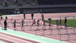 2016 Oda Memorial Women's100mH A-Final Hyelim JUNG13.20(+1.1)KOR鄭惠林 紫村仁美13.24木村文子13.27