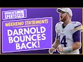 Minnesota Vikings get a bounce-back performance from Sam Darnold