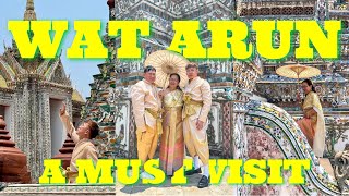 WAT ARUN VLOG 🇹🇭 | Most Iconic Temple |150 Baht Thai Costume I ICONSIAM I GMMTV ForceBook BookFair