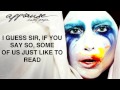 Lady Gaga Applause Lyric Video