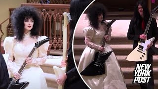 ‘Most heavy metal wedding ever’: Bride and groom exchange guitars, not rings | New York Post