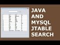 Java & MySQL : How To Filter Data From MySQL And Show It In JTable Using Java 1 [ with source code ]
