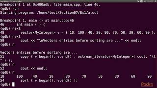 High Performance Applications with C++: Debugging Our Application Using GDB| packtpub.com