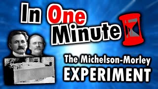 The Michelson-Morley Experiment... Explained In One Minute