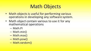 51 math object in javascript
