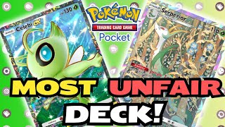 *CELEBI DECK IS BROKEN* Mythical expansion Celebi and Serprior | Pokemon Pocket TCG