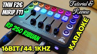 Complete Review of the TNW F26 Soundcard Similar to the F11 for Live Streaming Karaoke