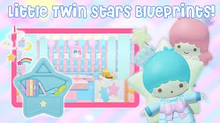 Little Twin Stars Blueprints! | Roblox My Hello Kitty Cafe | Riivv3r