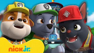 Rubble & Charger Visit Adventure Bay for a Construction Rescue! w/ PAW Patrol | Rubble & Crew