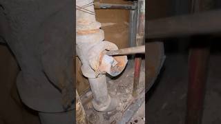 My second favorite method for removing an old piece of pipe