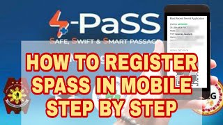 SPASS | HOW TO REGISTRE SPASS IN MOBILE STEP BY STEP | PAANO KUMUHA NG SPASS