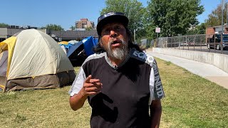 Homeless man says the struggle is more difficult for single males - July 29, 2022 - Naveen Day