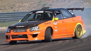 Subaru Impreza GDB ex Team Orange Drift Car! - First Test on Track + OnBoard Ride!