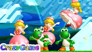 New Super Mario Bros U Deluxe Switch World 1 Gameplay (All Star Coins)