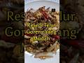 Resepi Telur Goreng Yang Mudah #views #video #shorts #simple  #shortsvideo #masakan #youtubeshorts