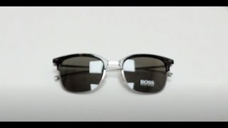 Hugo Boss Sunglasses Model- 1028/F/S Color- 086QT Dark Havana/Green Lenses