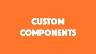 Custom Components in Ionic
