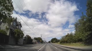 Driving from Ashley to Sefton along Inland Scenic Route 72 in the Canterbury region of New Zealand