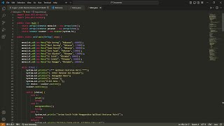 Tugas Praktikum Membuat Sebuah Program Java Di Sebuah Restoran Makanan Dengan Menggunakan VS Code