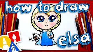 How To Draw Elsa **NEW**