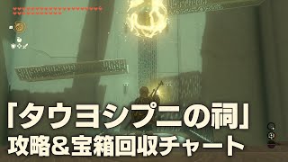 【ティアキン】「タウヨシプニの祠」攻略＆宝箱回収チャート【ゼルダTotK】