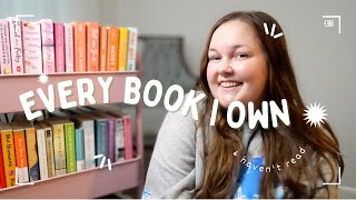 every book i own but haven't read | my physical TBR  (updated)