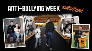 THIS WILL MAKE YOU SMILE! | Bullying victim Logan meets his hero Conor Coady
