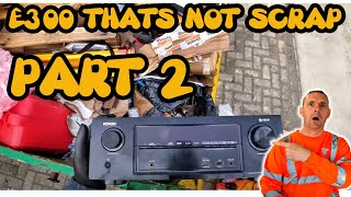 THATS NOT SCRAP DUMPSTER DIVING FOUND £300 DENON AMP (WORKING)