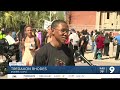 rally held at the university of arizona in support of dei