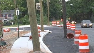 PEPCO Utility Poles in Sidewalks