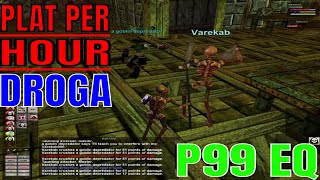 Everquest Project 1999 best plat farming camp per hour? (green P99) / Temple of Droga P3 NEW BEST!!?