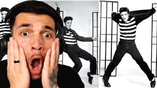 INCREDIBLE!! FIRST TIME REACTING TO ELVIS PRESLEY - JAILHOUSE ROCK