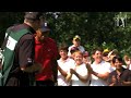 tiger woods incredible 8 iron buick open