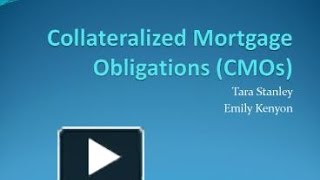 Collateralized mortgage obligation (CMO) [Video Investopedia]