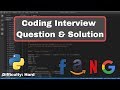 Python Coding Interview Practice - Difficulty: Hard