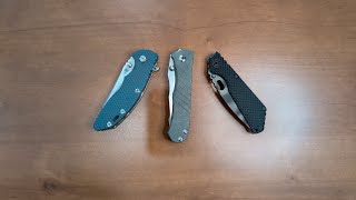 Battle to the death! OG Knives!  The Trinity!  Hinderer, Chris Reeve, Strider. What should you buy??