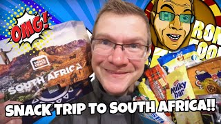 TRYING SNACKS FROM SOUTH AFRICA!! SNACK CRATE REVIEW!! TASTE \u0026 REVIEW!!