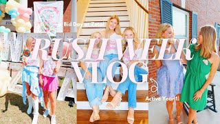 Rush Week Vlog at Arkansas State University ✨🎀  Zeta Tau Alpha